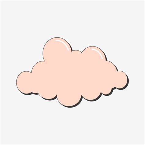 Pink Cute Cloud Clipart Png Rosado Lindo Nube Png Y Vector Para