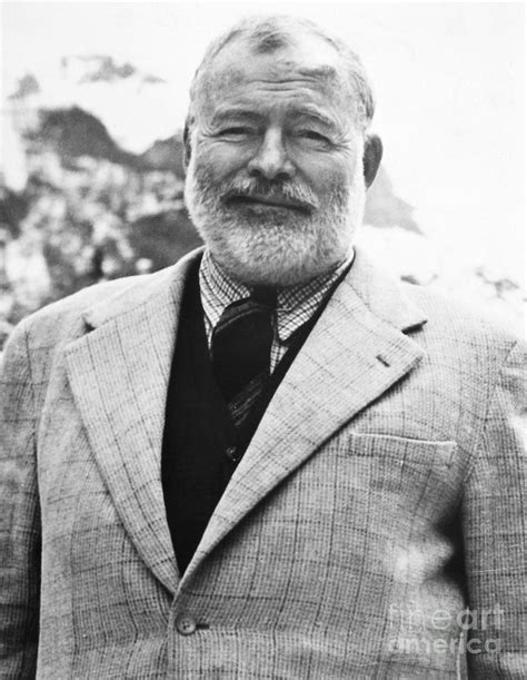 Hemingway attended oak park and river forest high schools, where he wrote for the newspaper. Ernest Hemingway Photograph by Granger
