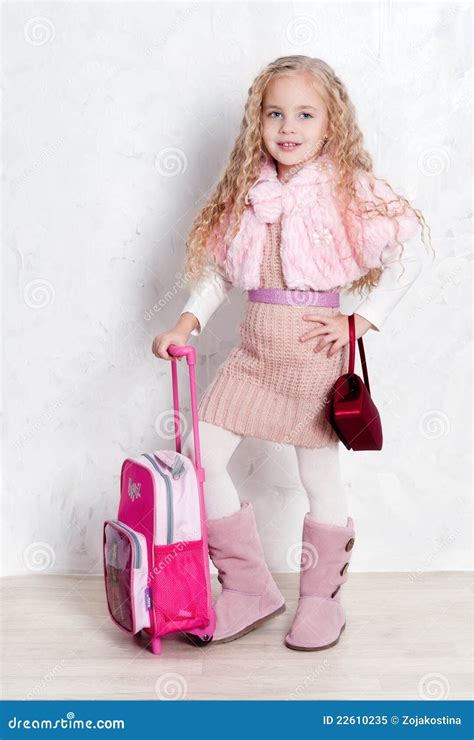 Little Tourist Girl Royalty Free Stock Photo Image 22610235