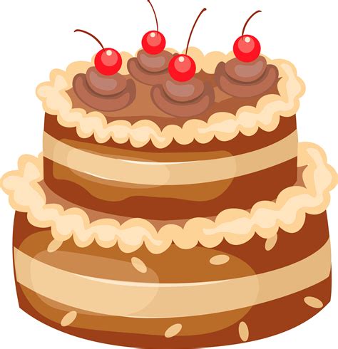 Art Cake Birthday Cake Clipart 4 Cakes Clipartix