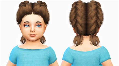 Pin By Ja On Sims4hood Toddler Hair Sims 4 Sims Hair Sims 4 Toddler