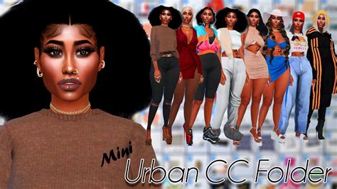 Sims 4 Urban Black Cc Haul 476