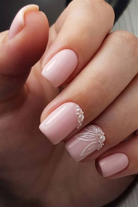 Pink And White Nails Ideas For Brides Guide Faqs Wedding
