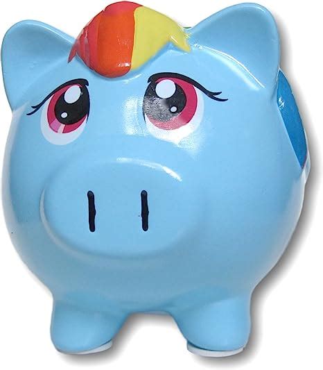 My Little Pony Coin Bank Friends Is Magic Blue Pony Rainbow Dash Piggy