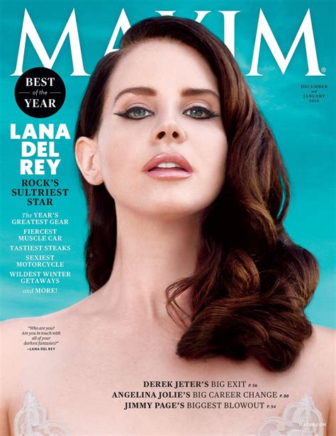 Lana Del Rey Maxim Magazine Decemberjanuary 20142015 Gotceleb