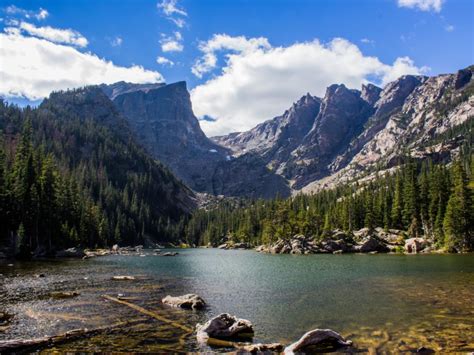 Dream Lake Alpine Lake In Rocky Mountain National Park In The North Of