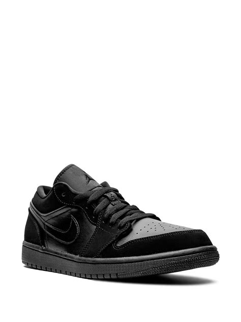 Jordan Air Jordan 1 Low Triple Black Sneakers Farfetch