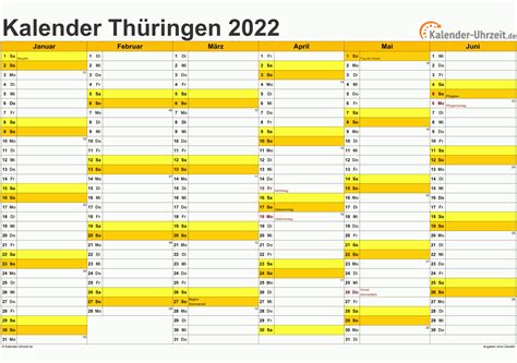 Hier finden sie alle gesetzlichen feiertage, brückentage und lange wochenenden. Feiertage 2022 Thüringen + Kalender