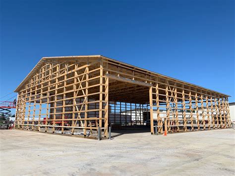 The pole barn is the most simple of all shed designs. Why Do They Call It a Pole Barn? - Walters Buildings