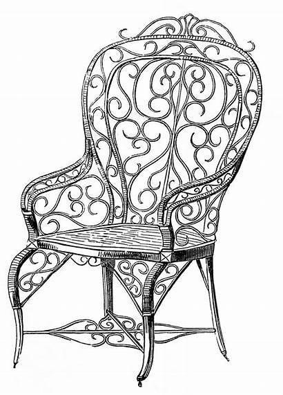 Chair Clip Garden Wicker Fairy Graphics Enlarge