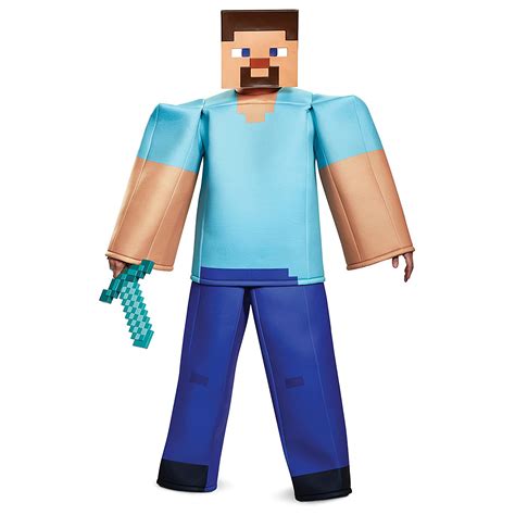 Minecraft Steve Prestige Adult Costume Disguise Item Minecraft Merch