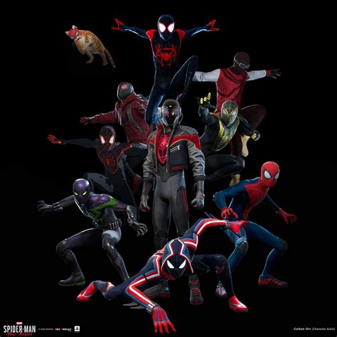 Spider Man Miles Morales Suits By Colton Orr Miles Morales Spiderman