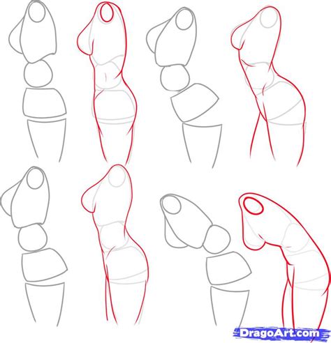 How To Draw A Female Human Body Step By Step Pin On Wedding Art