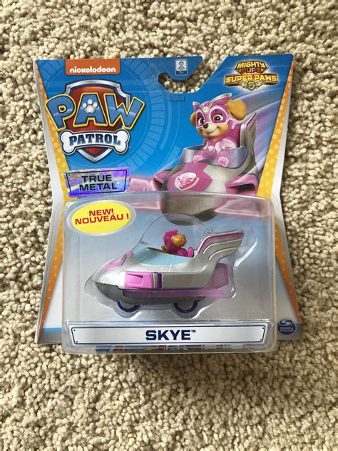 Paw Patrol Mighty Pups Super Paws Collectible True Metal Vehicle