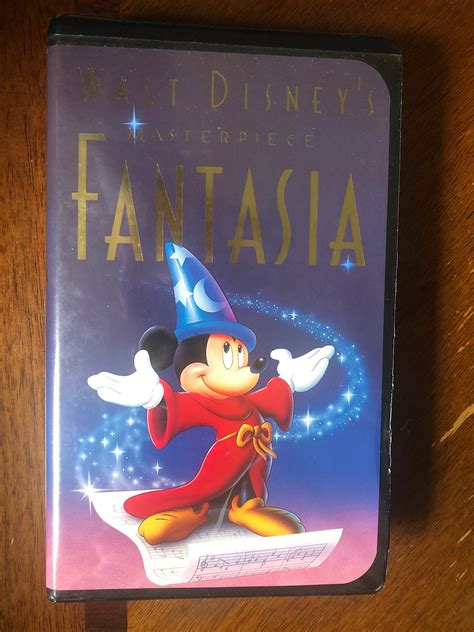 Fantasia Walt Disneys Masterpiece Collection Vhs 1991 Etsy