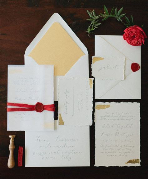 Planning and styling bespoke weddings across italy. Romeo & Juliet-Inspired Valentine's Day Ideas (With images) | Wedding stationery, Wedding ...