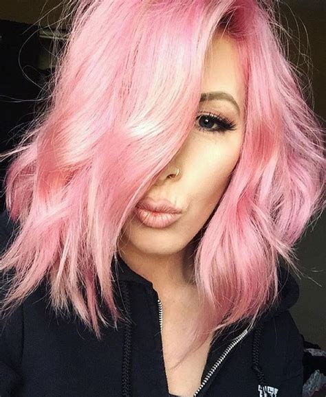Fussy On Instagram “stylist Selfie Loving This Bubble Gum Pink Hair On Cassderosa Hair