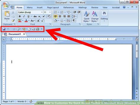 How To Customize The Quick Access Toolbar In Microsoft