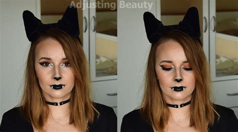 Cute Bat Halloween Makeup Adjusting Beauty