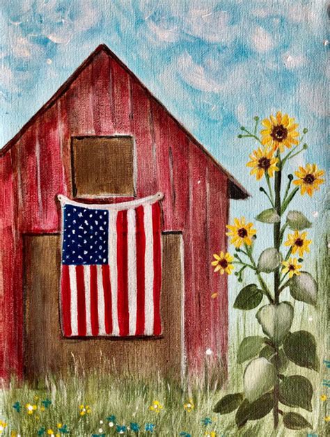 Flag And Barn Painting Kit