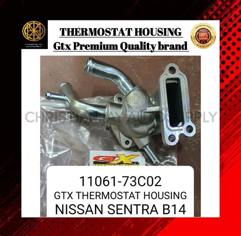 gtx thermostat housing nissan sentra b14 part no 11061 73c02 lazada ph