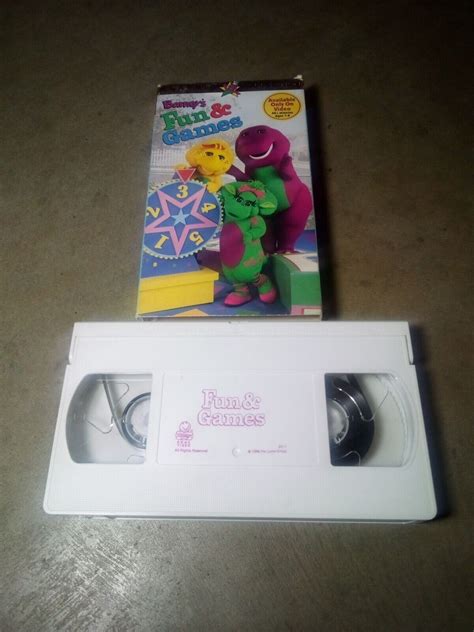 Barney Barneys Fun And Games VHS Tape VTG Classic Collection GOOD EBay