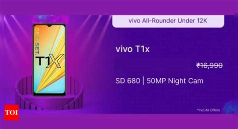 Flipkart Mobiles Bonanza Deals Vivo T1x Available At A Discount