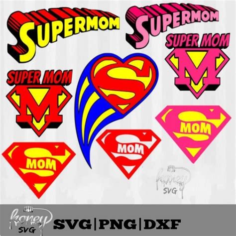 Supermom SVG Bundle Supermom Clip Art Mother S Day Svg Etsy
