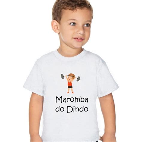 Camiseta Infantil Maromba Do Dindo Elo7 Produtos Especiais