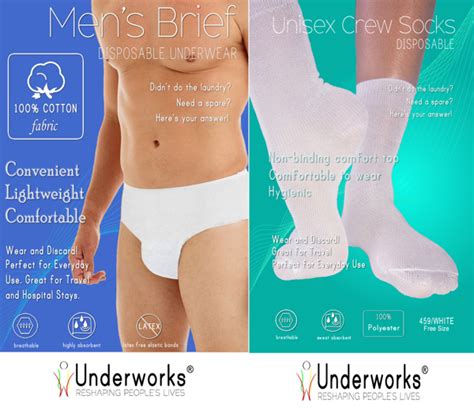 underworks combo men s briefs and crew socks 10 pack of men s