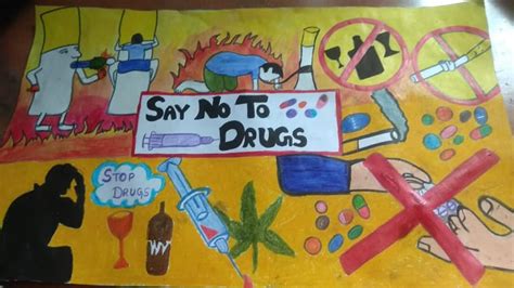 Ideas Say No To Drugs Poster Making Contest Myrissakrenzler