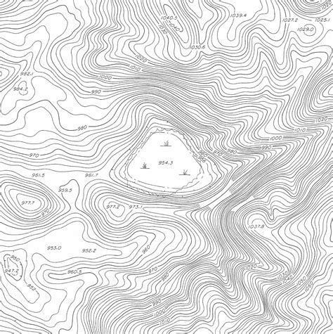 Topographic Map Art Map Pattern Contour Map