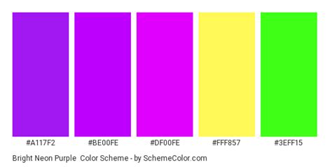 Many times these values will be converted to what. Bright Neon Purple Color Scheme » Bright » SchemeColor.com