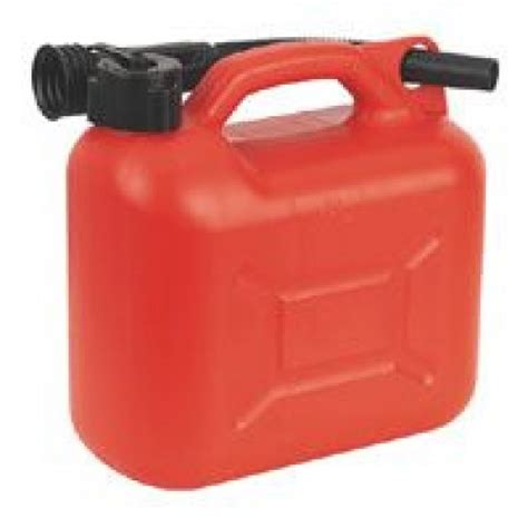 Red Plastic Fuel Can 5 Litre Manchester Safety Services