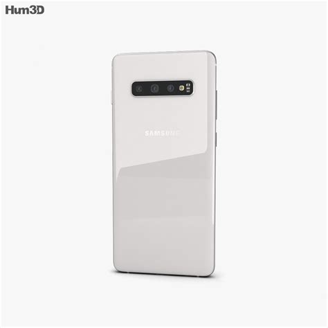 Samsung Galaxy S10 Plus Ceramic White 3d Model Electronics On Hum3d