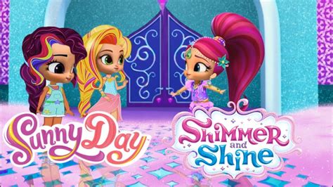 Shimmer And Shine Color Episode Sunny Day Glitter Glitch Youtube