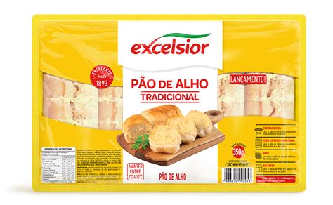 Pão de Alho Tradicional g Excelsior Alimentos Todo dia tem um sabor excelente