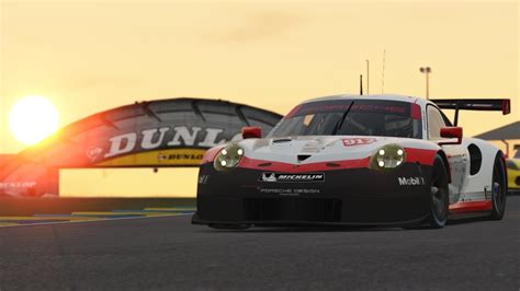 Assetto Corsa Day Night Transition At Le Mans Circuit With The Sol Mod