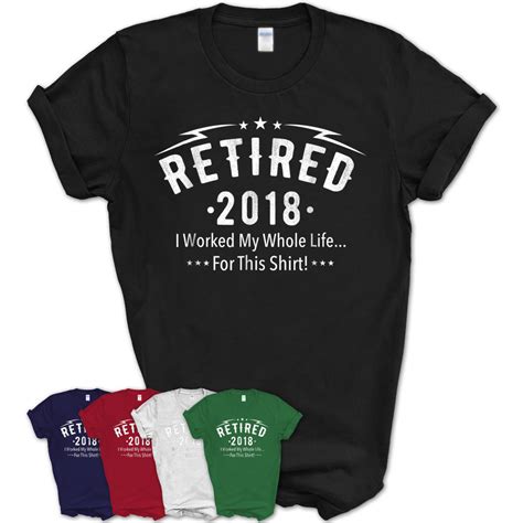 Retired 2018 Shirt Funny Retirement T T Shirt Teezou Store
