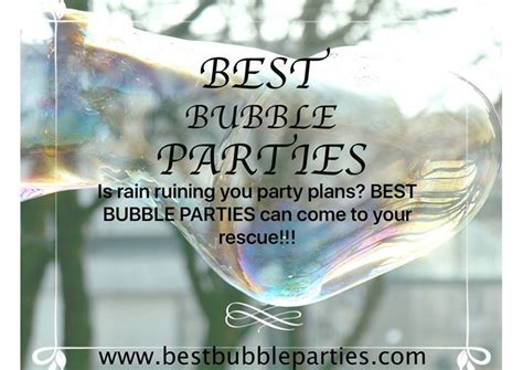 Is The Rain Ruining Your Party Plans No Problem For Best Bubble