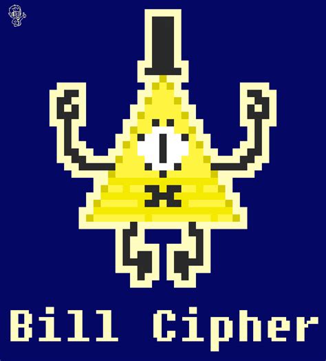 Bill Cipher Pixelart Misterbit By Botaox On Deviantart