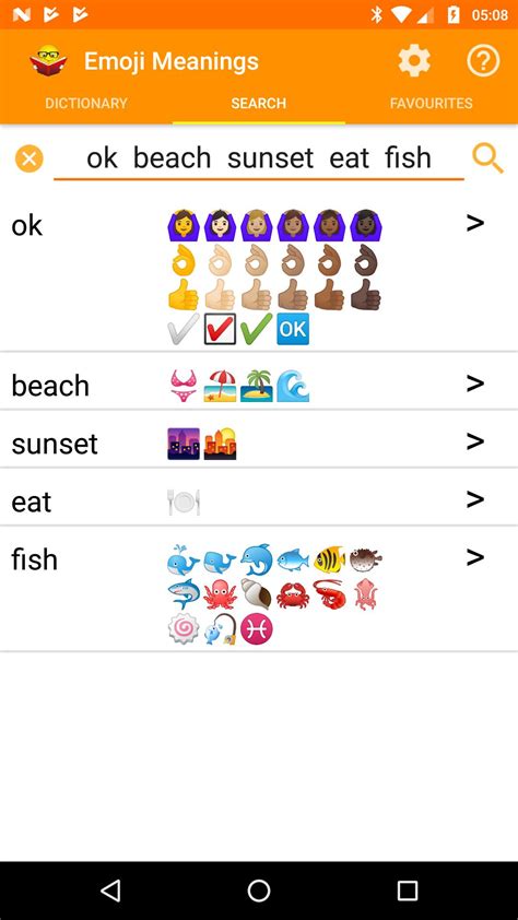 Search all emojis and their meanings, including related information, corresponding codes and data. Emoji Meanings for Android - APK Download