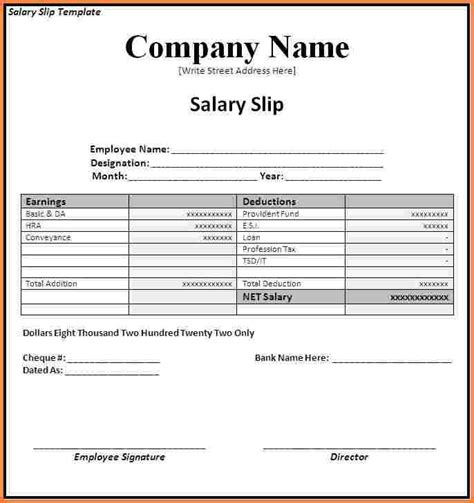 Booking offers & snapping till slips on snapnsave. Image result for pay slip format | Word template, Payroll ...
