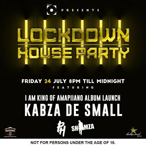 Kabza De Small Takes Over Friday Edition Of Lockdown House Party Justnje