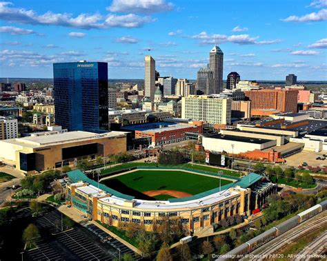 Victory Field and downtown Indianapolis