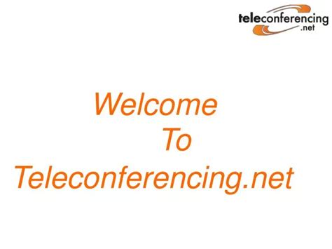 Ppt Free Teleconferencing Service Powerpoint Presentation Free