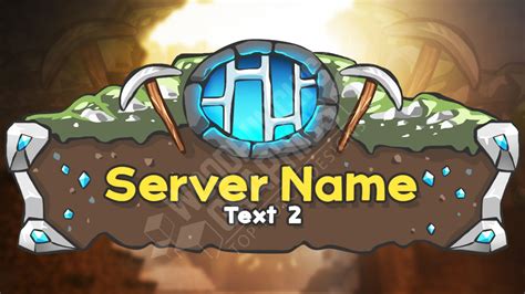 Minecraft Server Logo Template Free Template Card