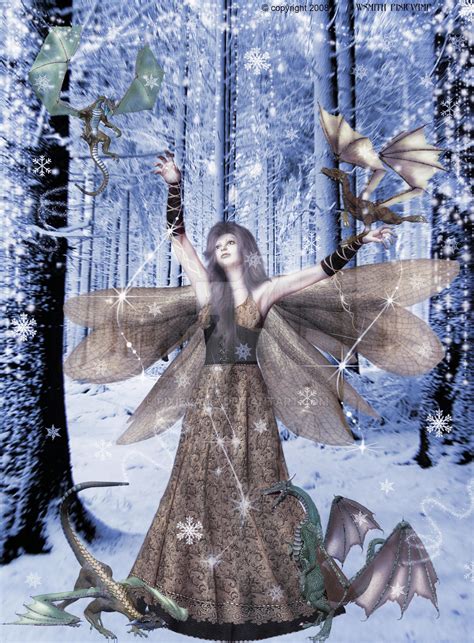 Dragon Fairies Winter Outting By Pixievamp On Deviantart