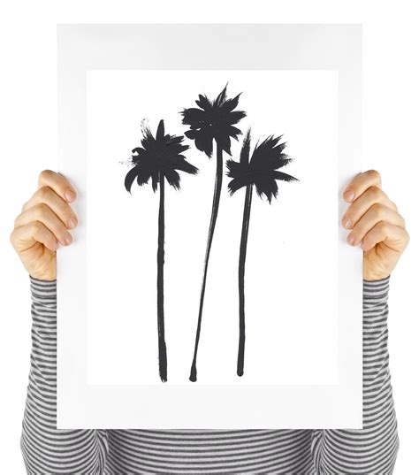 Palm Tree Print Palm Trees Instant Art Grafik Design Matte Photo