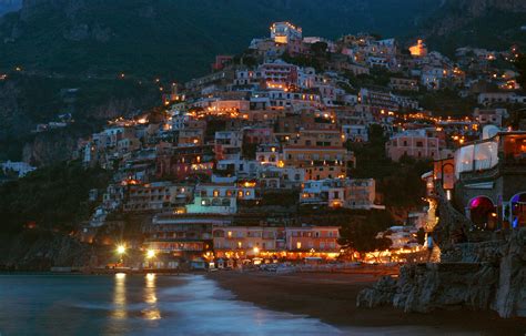 Breathtaking Medieval Town Of Positano In Campania Italy